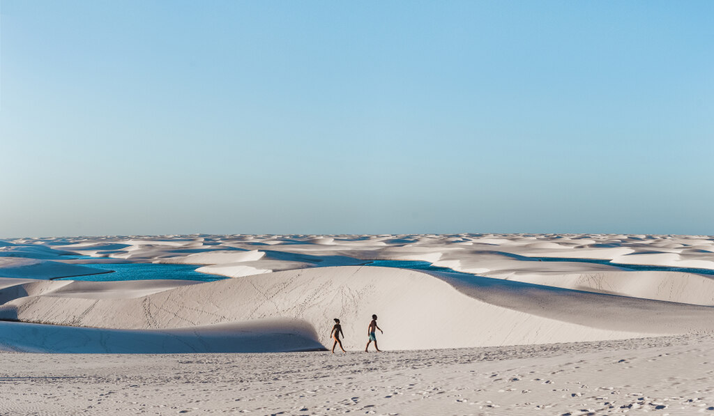 Lençois Maranhenses, um dos lugares paradisíacos no Brasil