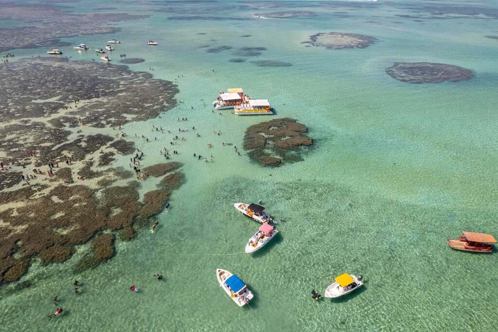 piscina natural em Maragogi, um dos lugares para conhecer no Brasil