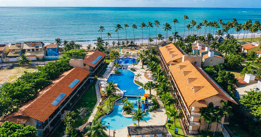 vista de um dos melhores resorts all inclusive no Brasil