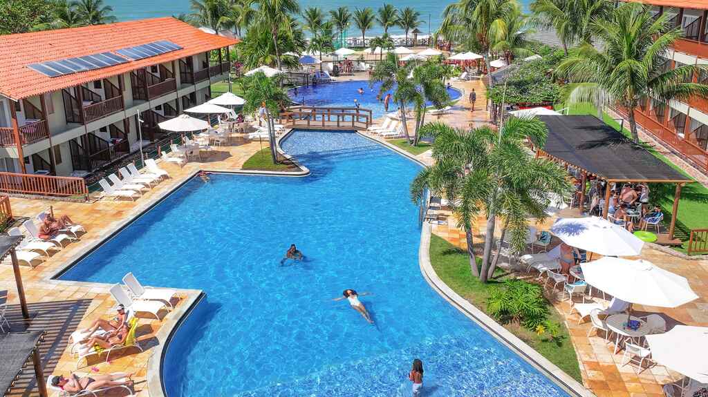 área de lazer de resort para família All Inclusive